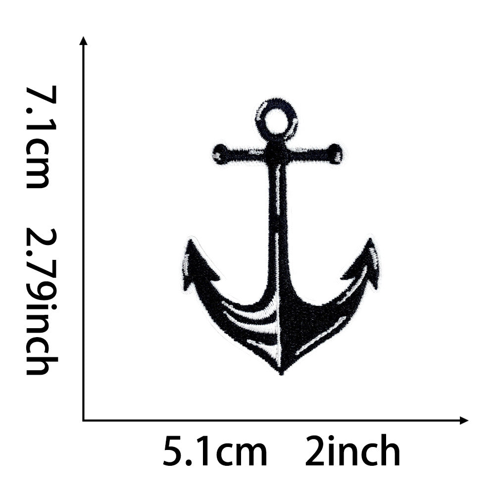 Wholesale Ocean Theme Embroidered Patch Set Fish Sea Creatures Applique Iron On For Coats Fashion Decorative Accessory Gift Resale