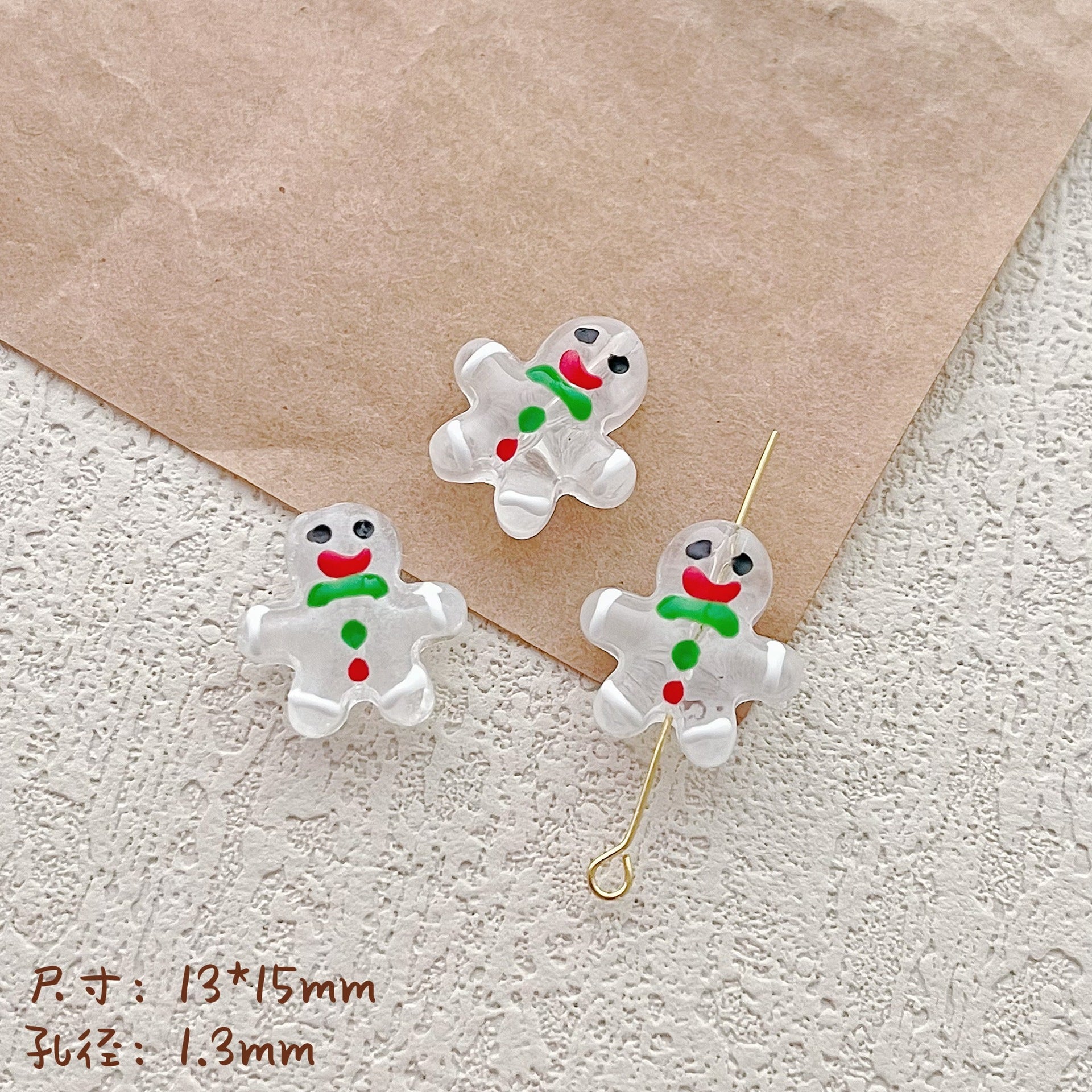 Wholesale 10pcs Christmas colored cartoon