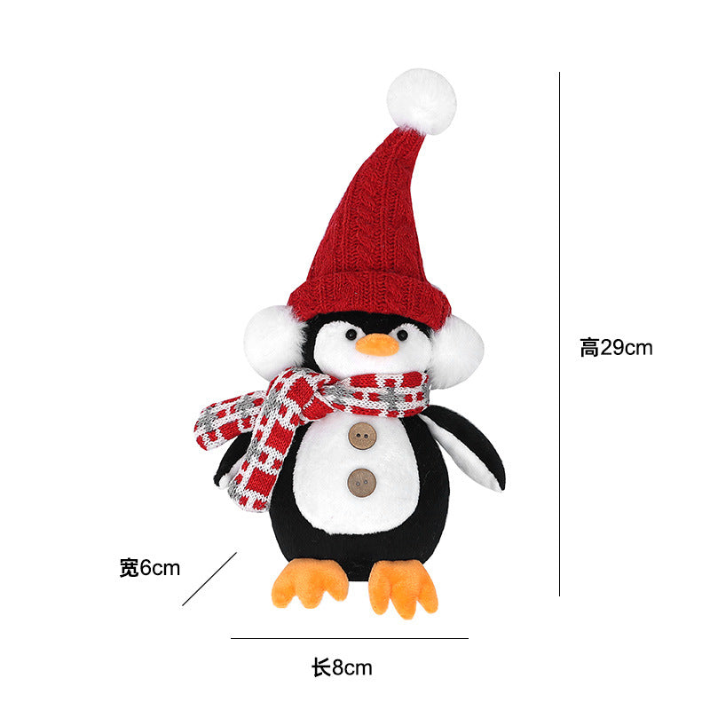 Wholesale Christmas Doll Knitted Pointed Hat Sitting Decoration
