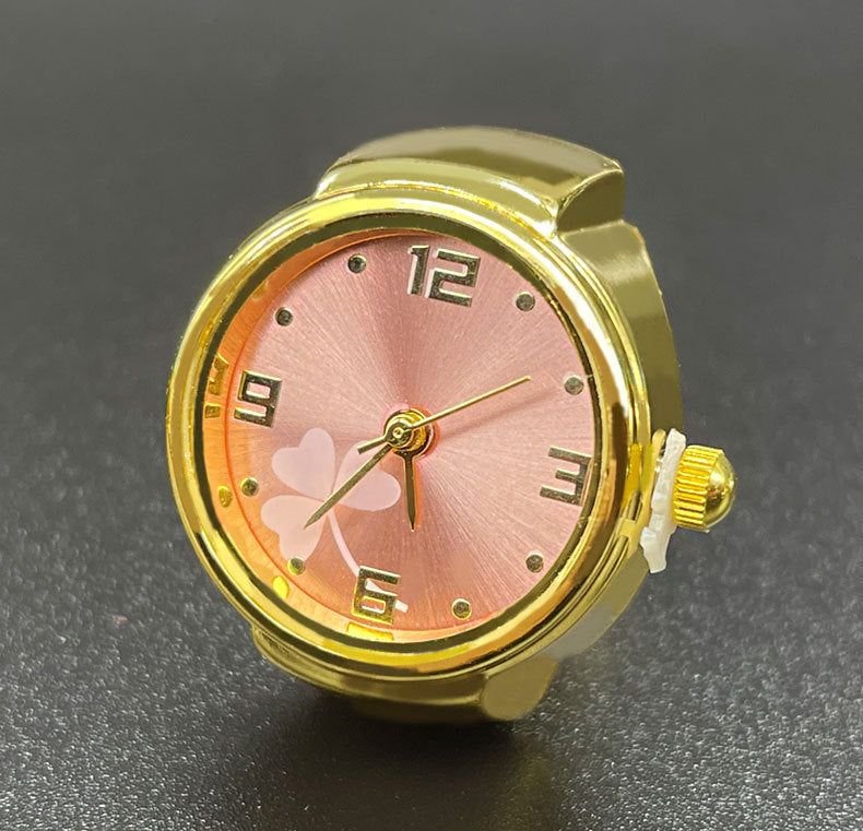 Wholesale [Ring watch] personalized men and women Mini couple quartz ring watch