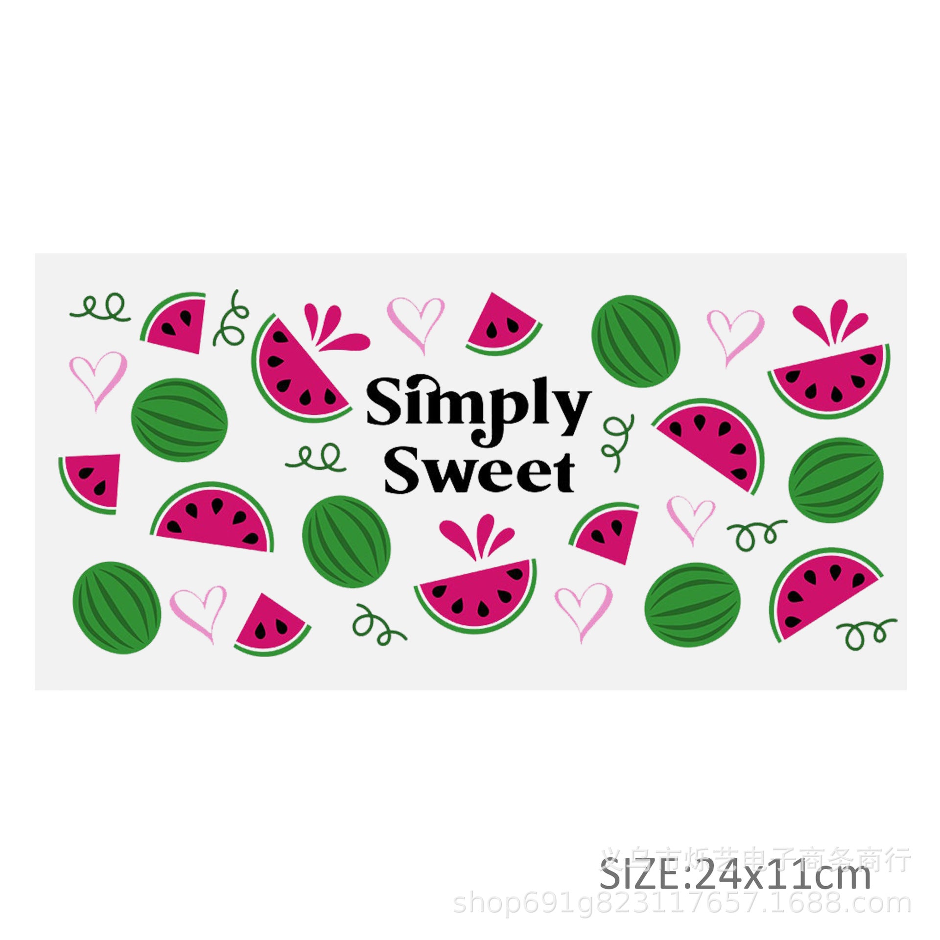 Wholesale Green Smiling Face Hat Halloween 16oz Cup UV DTF Wraps