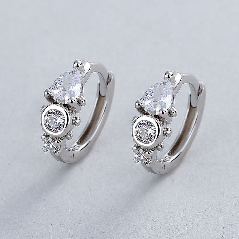 Wholesale 925 Sterling Silver Droplet Ear Buckle