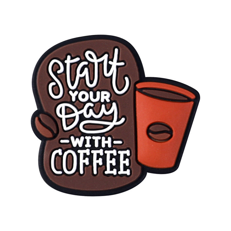 Wholesale 20pcs/ pack food-grade DIY letter silicone beads