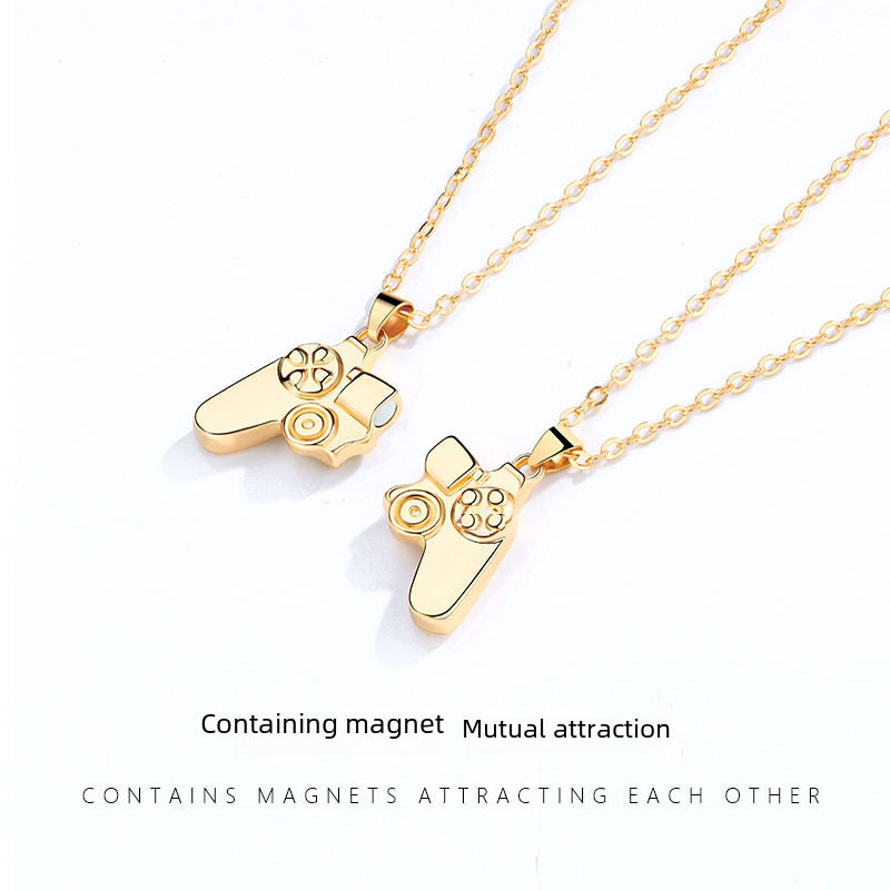 Wholesale Crystal Pendant Necklace Silver Color Women's Jewelry Accessories Zirconia Stone Inlaid Fashionable Design