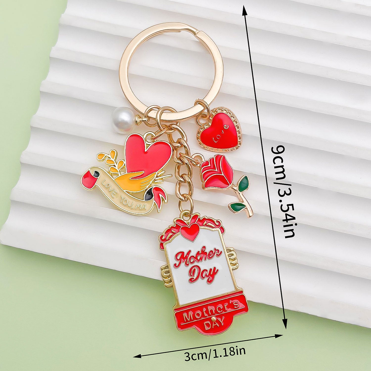 Wholesale Colorful butterfly metal keychain