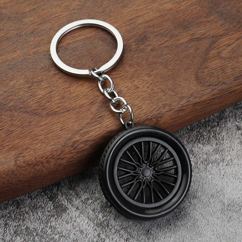 Wholesale Soft Rubber Tire Keychain