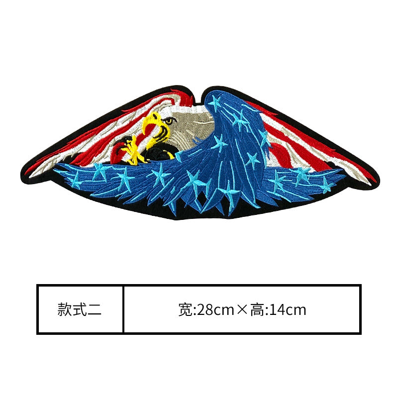 Wholesale Large punk style clothing embroidery DIY Patches