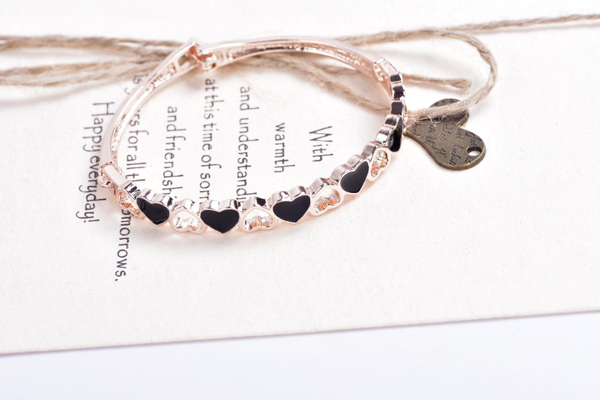 Wholesale Heart to Heart Alloy Bracelet