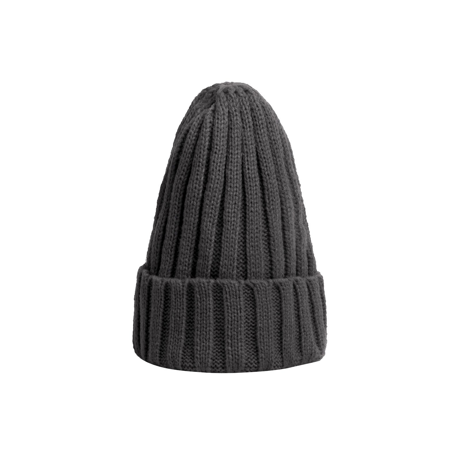 Wholesale Autumn and Winter Wool Hats, Curled Brim Hats, Warm Knitted Hats