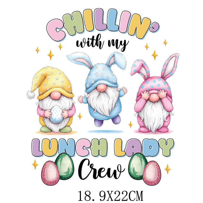 Wholesale 10pcs Easter Rabbit Radish UV DTF Ready to Press Transfers Wrap