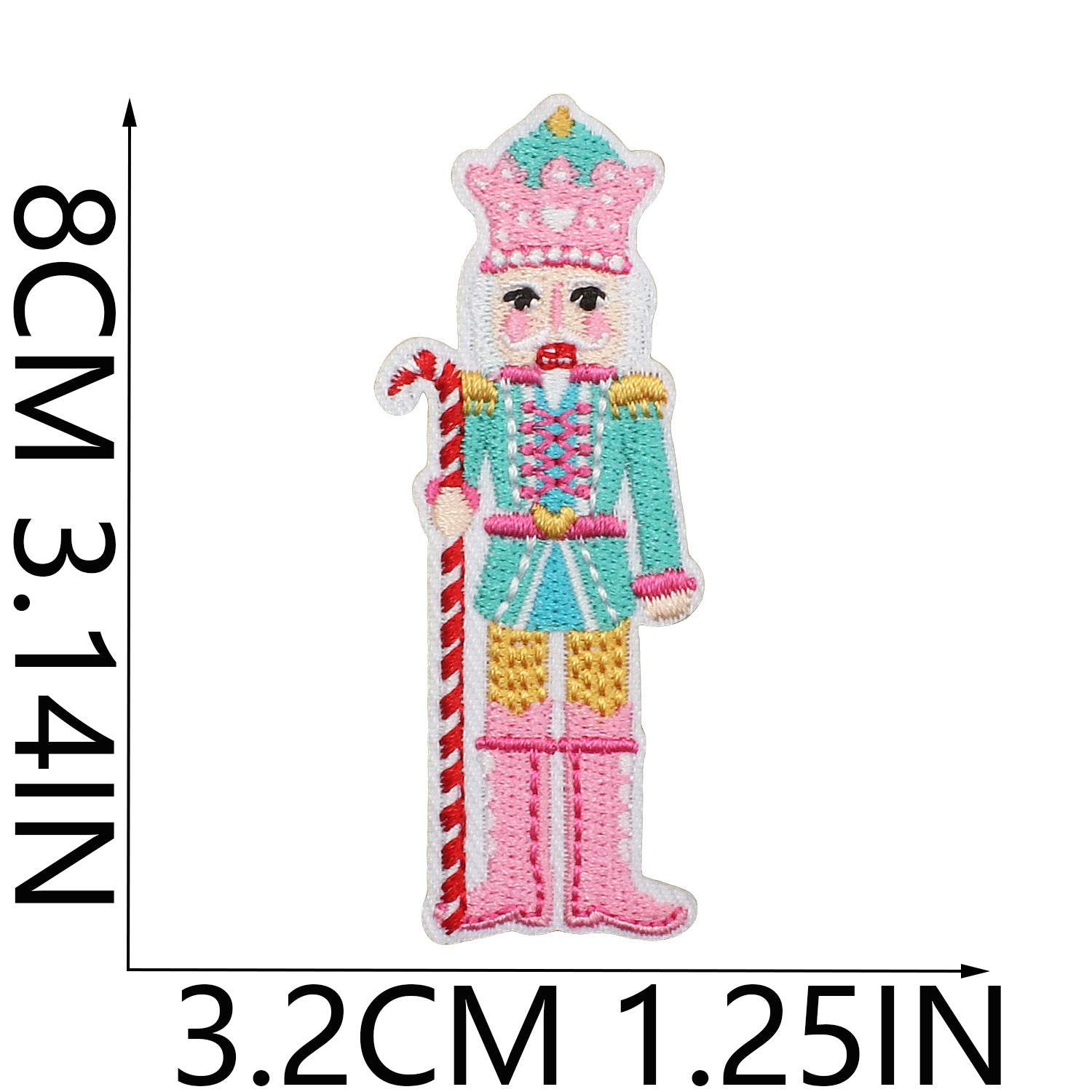 Wholesale Chic Polyester Embroidered Iron On Nutcracker Patch For Clothing Bags DIY Craft Accessory OLY Exclusive