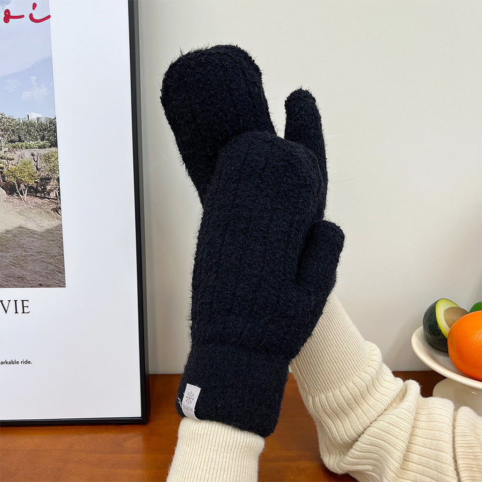 Wholesale Autumn and Winter Knitted Cold-proof Warm Gloves