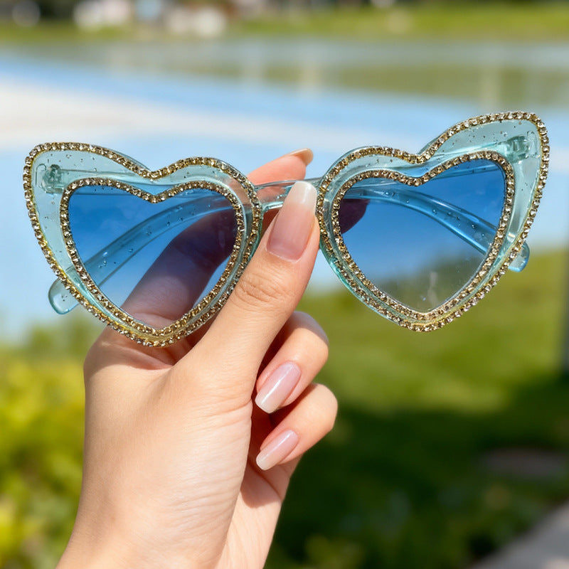 Wholesale Leopard Print Party with Rhinestones Men' s/ women' s sunglasses
