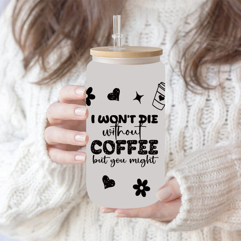 Wholesale Coffee Bean Beverage Series 16oz Cup UV DTF Wraps