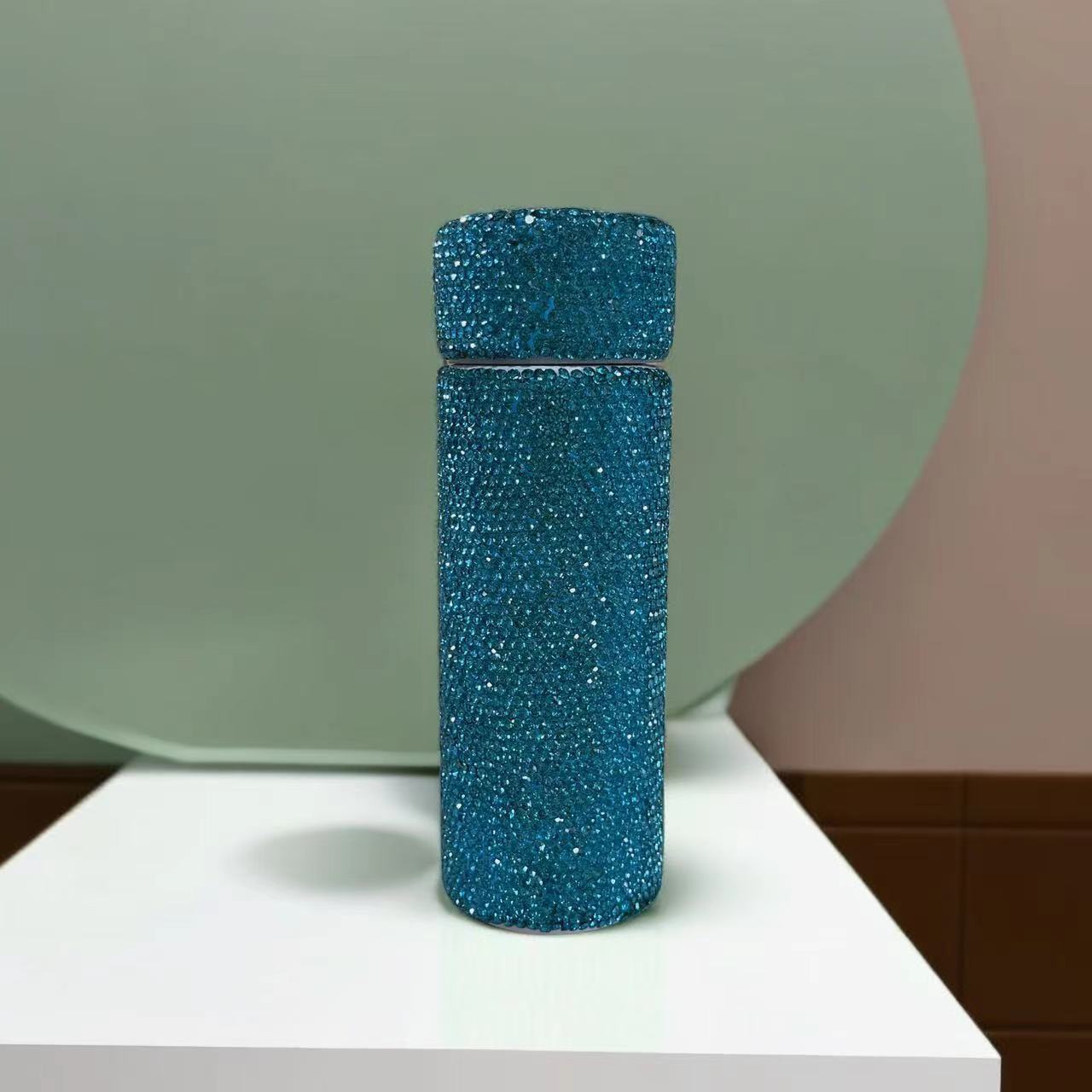 Wholesale 304 stainless steel mini diamond straight cup pocket thermos cup portable and compact