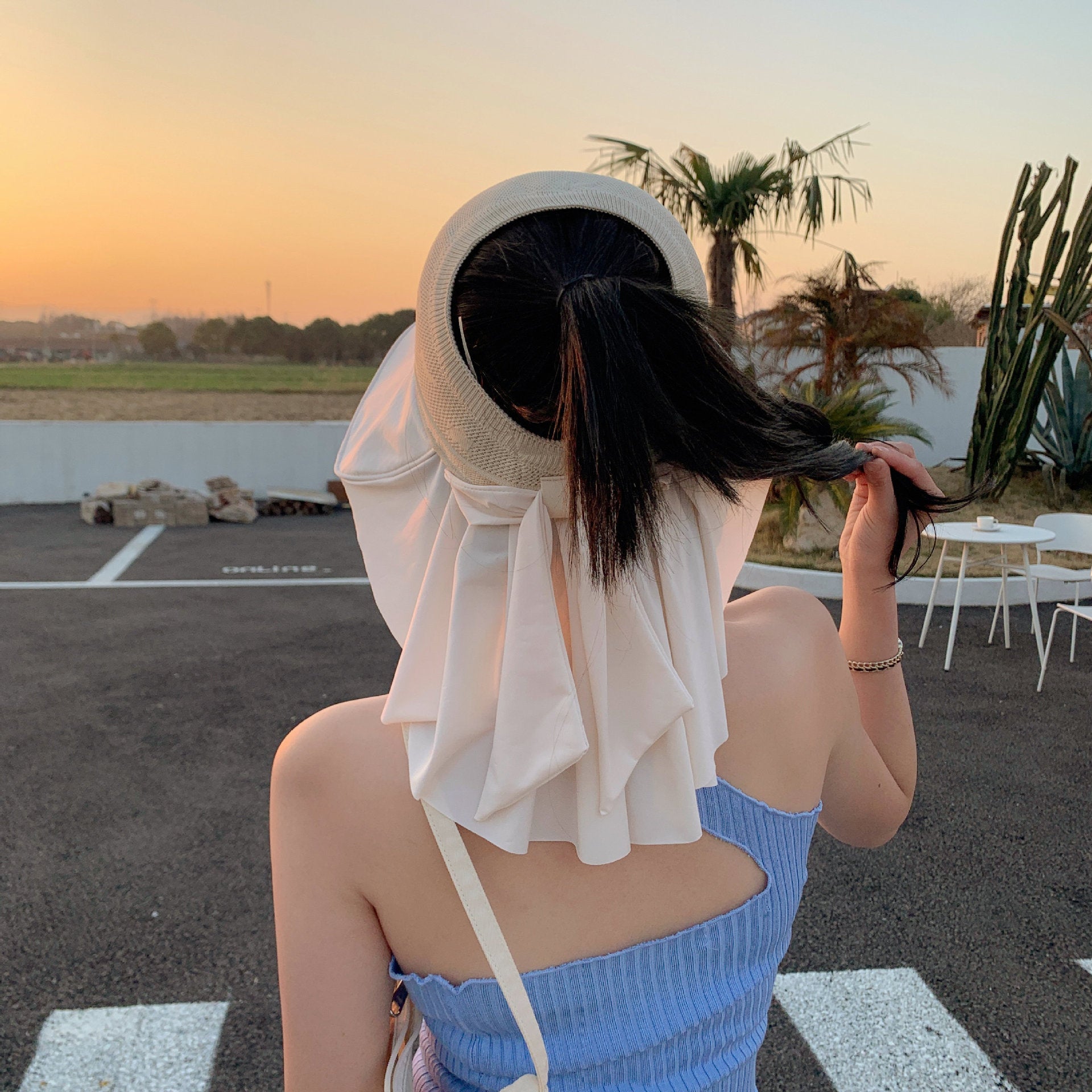 Sombrero de protector solar de verano de verano al por mayor Big Brim sombrero vacío