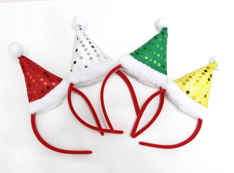 Wholesale Christmas Ornaments, Christmas Headband Party, Santa Hat Headband