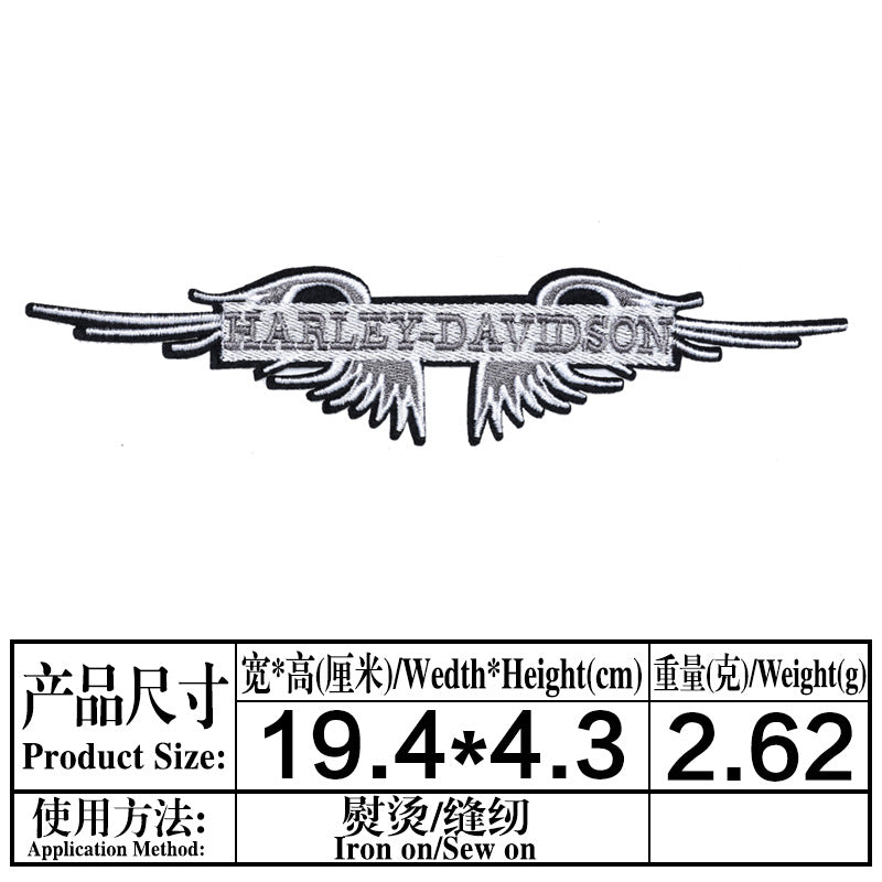 Wholesale fashion cloth stickers embroidery clothing DIY Patches