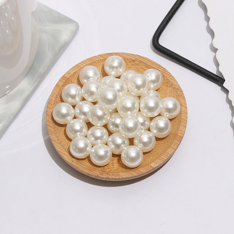 Teneral de 500 piezas IMITICIÓN Pearl Red Red Redon Beads