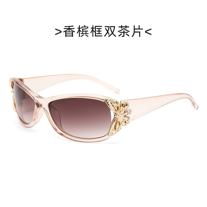 Wholesale Butterfly-decorated luxury sunglasses