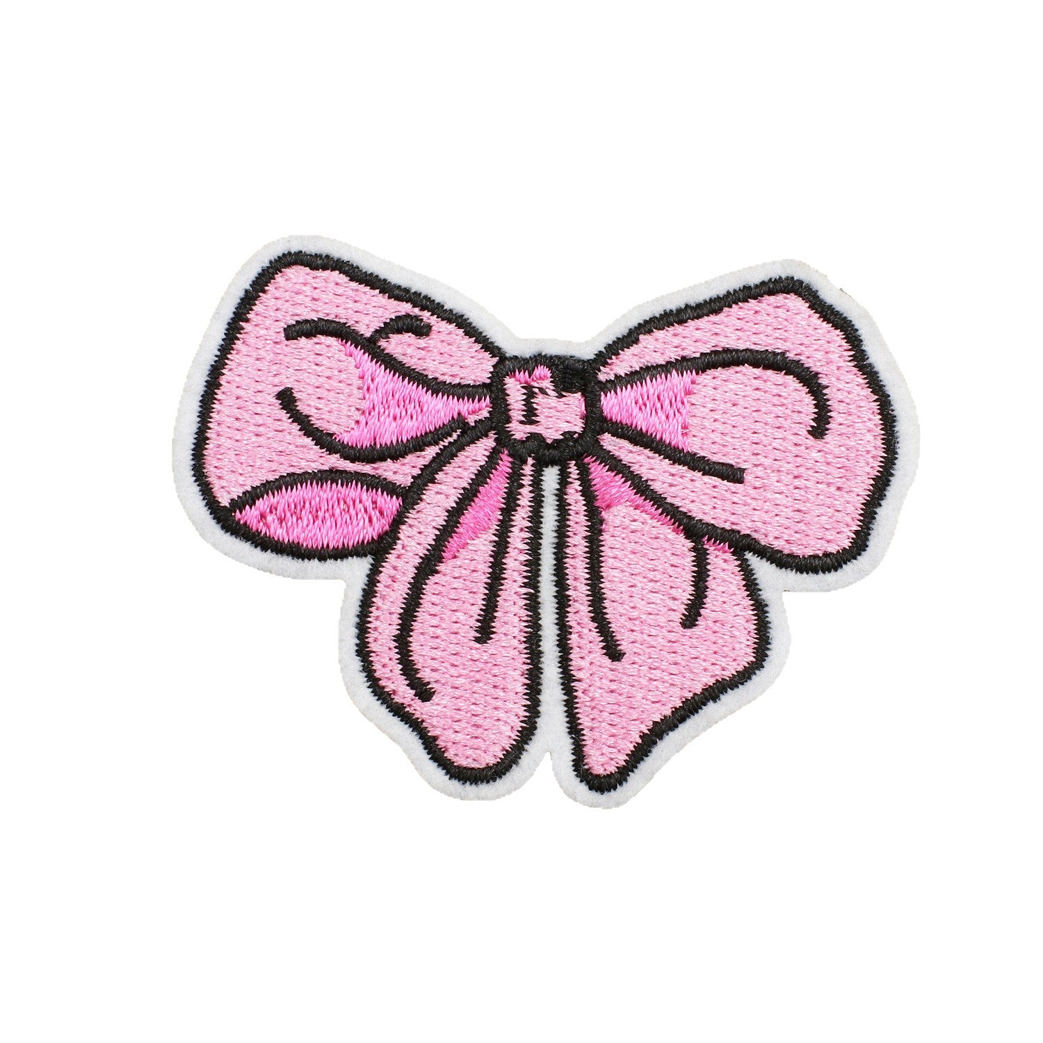 Wholesale Handmade Decorative Embroidered Cloth Sticker Bow Patch