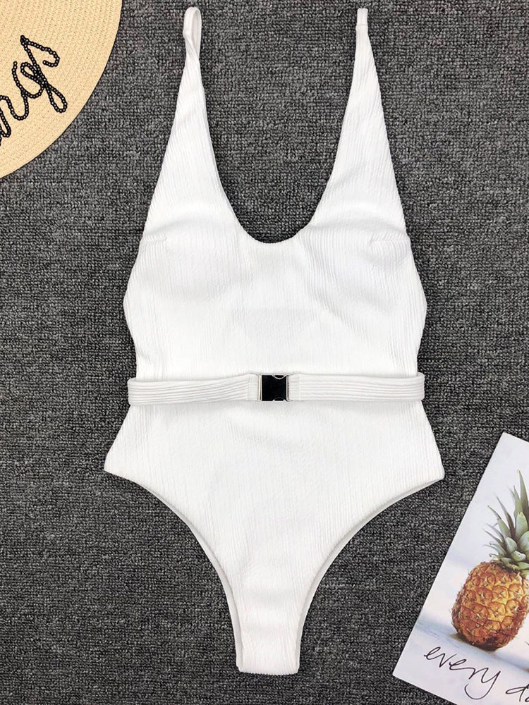 Wholesale White Pit Strips One Size Swimwear