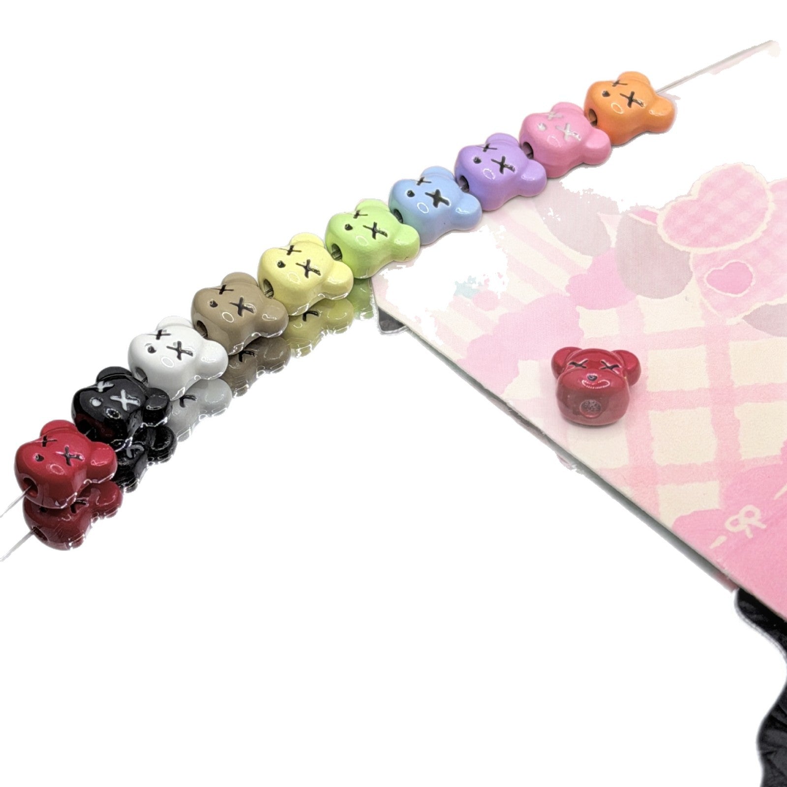 Wholesale 10pcs DIY Alloy  Cartoon  Beaded Accessories