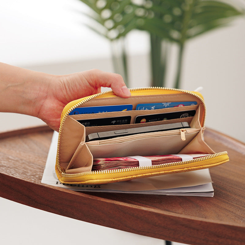 Wholesale Single Lace Multi-Card Clutch Wallet