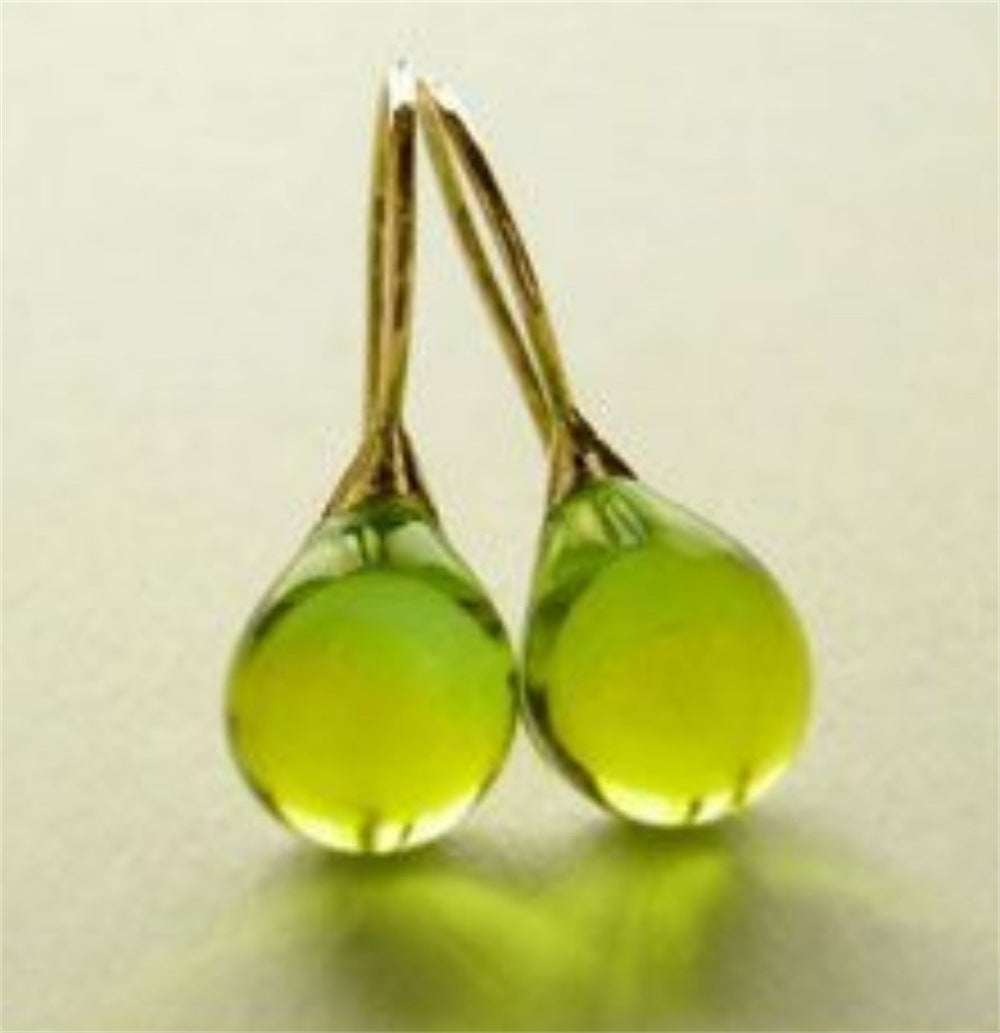 Wholesale Multi-color cat's eye earrings
