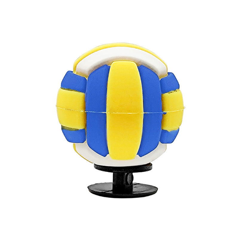 Wholesale 10PCS PVC Ball Sports Hole Shoe Buckles