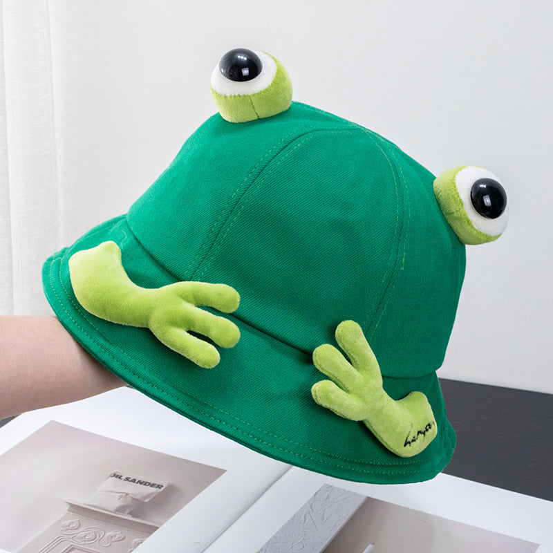 Wholesale Cute Sweet Frog Eyes Bucket Hat