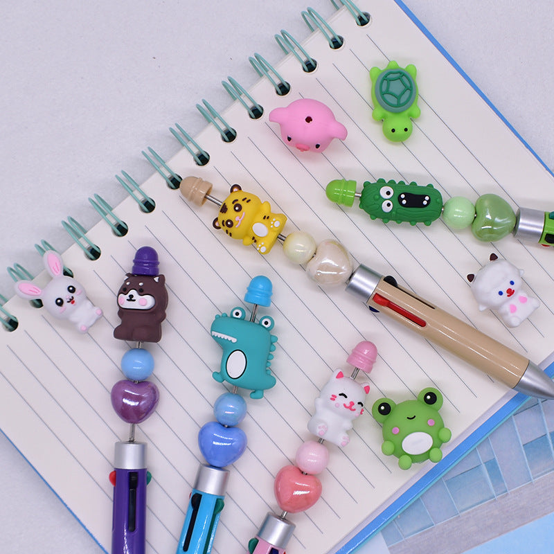 Wholesale Random 100pcs cartoon cute animal 3D Focal Beads