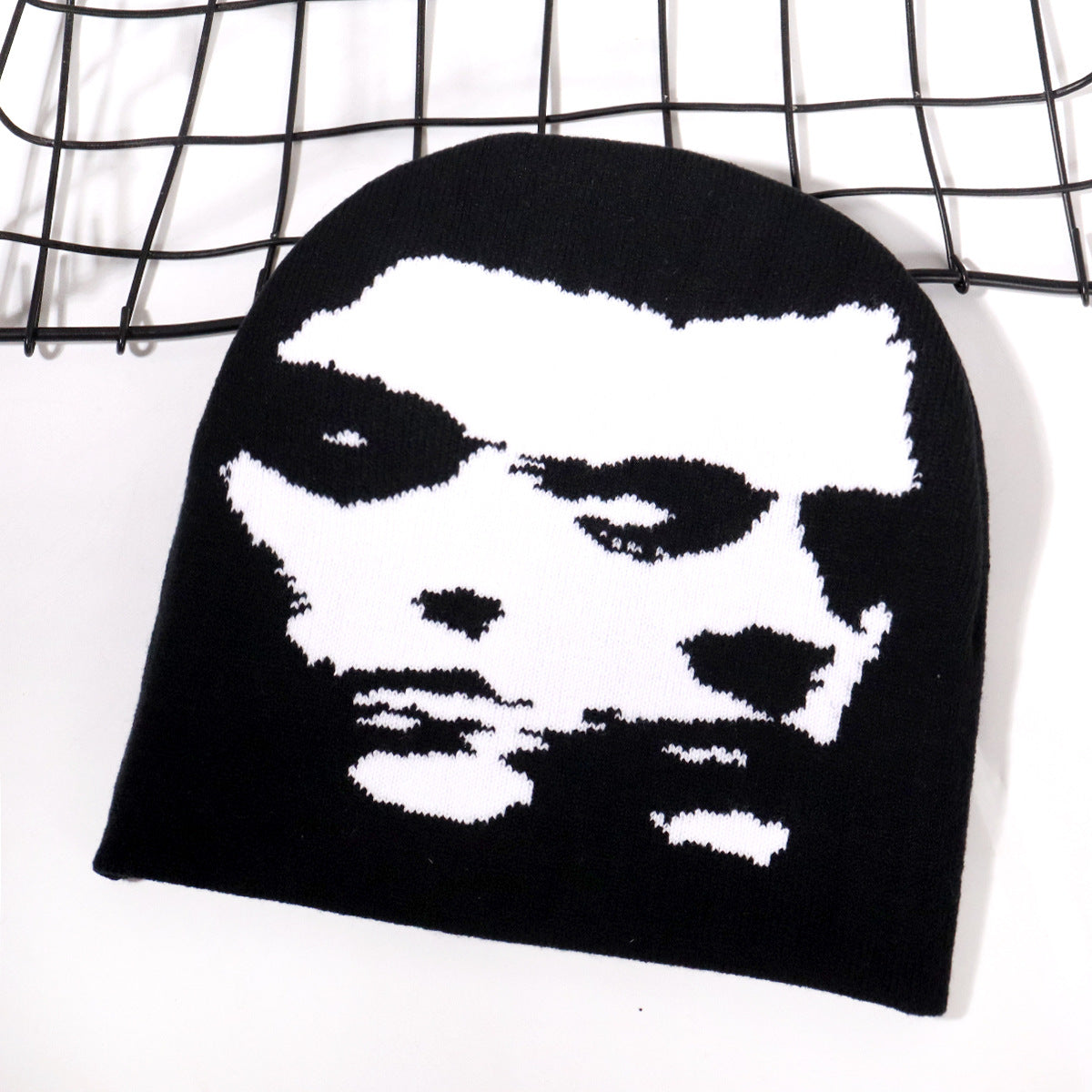 Wholesale Image Single Jacquard Knitted Hat