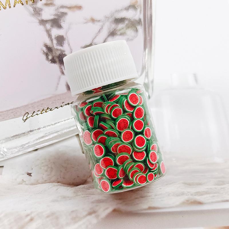 Wholesale Fruit clay slices 20ml small bottle 15g