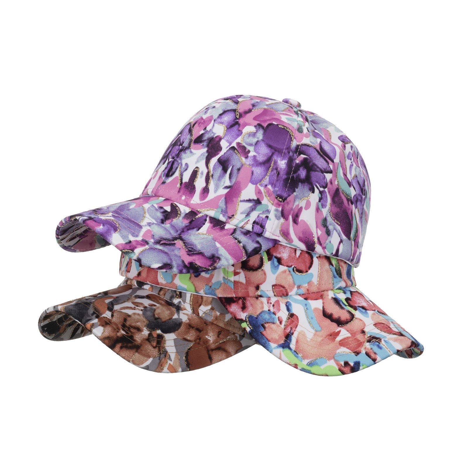 Wholesale Large Flower Outdoor Sun Protection Casual Baseball Cap