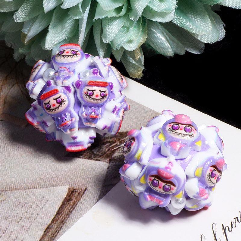 Wholesale 10pcs Cute cartoon Beads