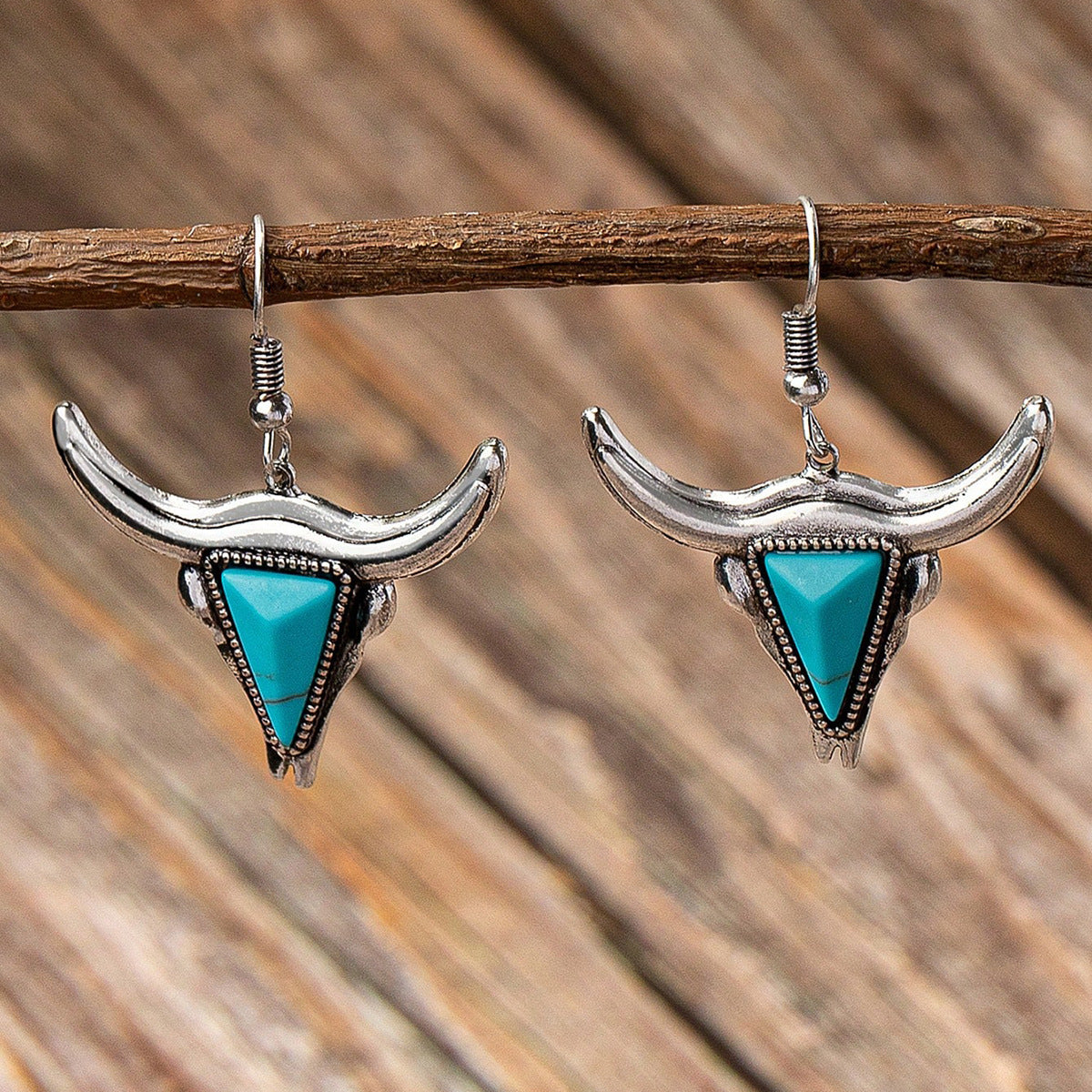 Wholesale Retro Western style turquoise earrings