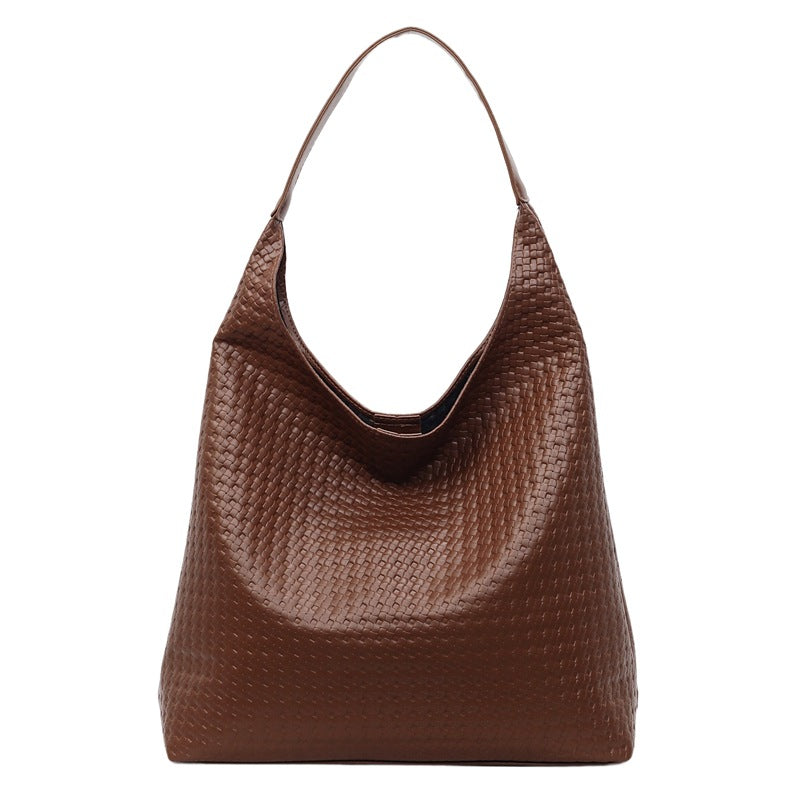 Wholesale pu leather large-capacity underarm mother-and-child bag retro tote bag