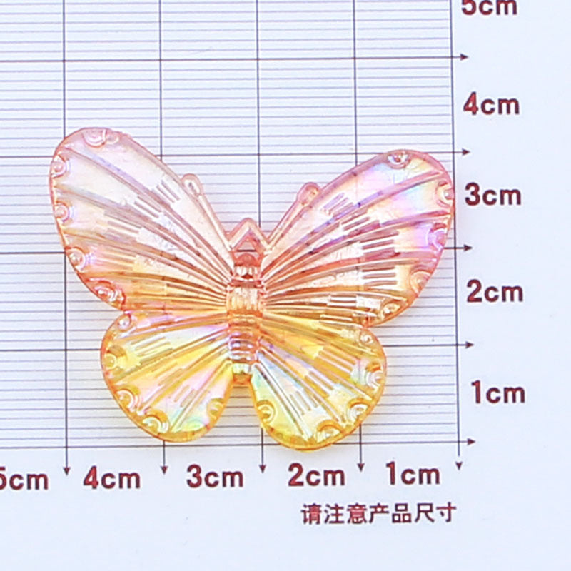 Wholesale Laser Butterfly Resin Cream Glue Phone Case