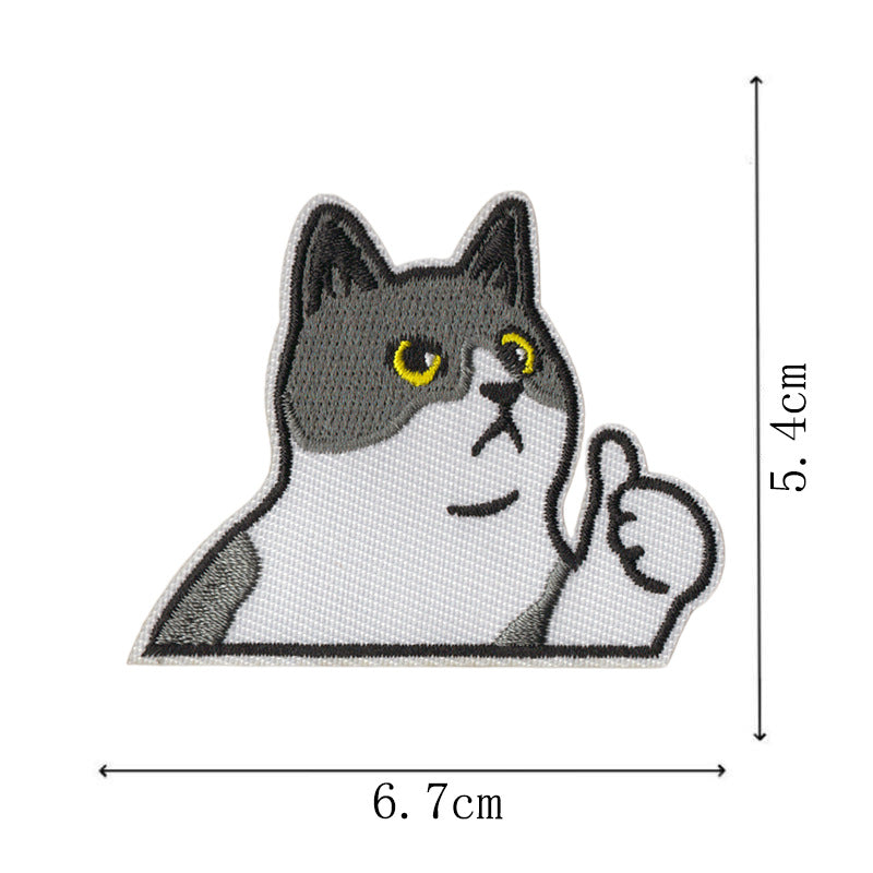 Wholesale Fun Badge Goose Cat Graphic Cloth DIY Patches