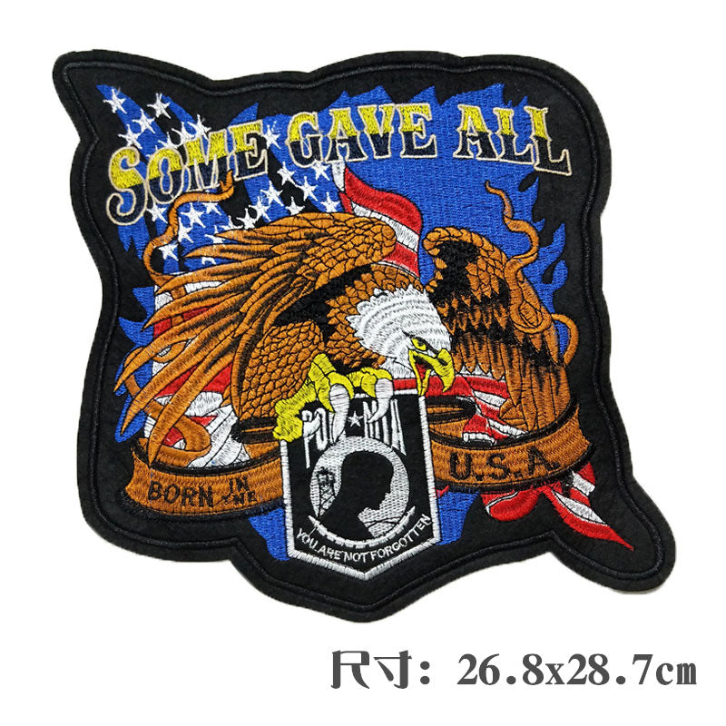Wholesale Large punk style clothing embroidery DIY Patches