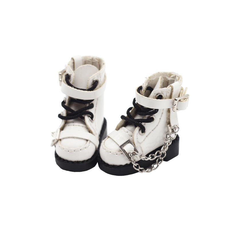 Wholesale toy shoes doll 12 points chain buckle boots 2. 6 *  1. 2cm