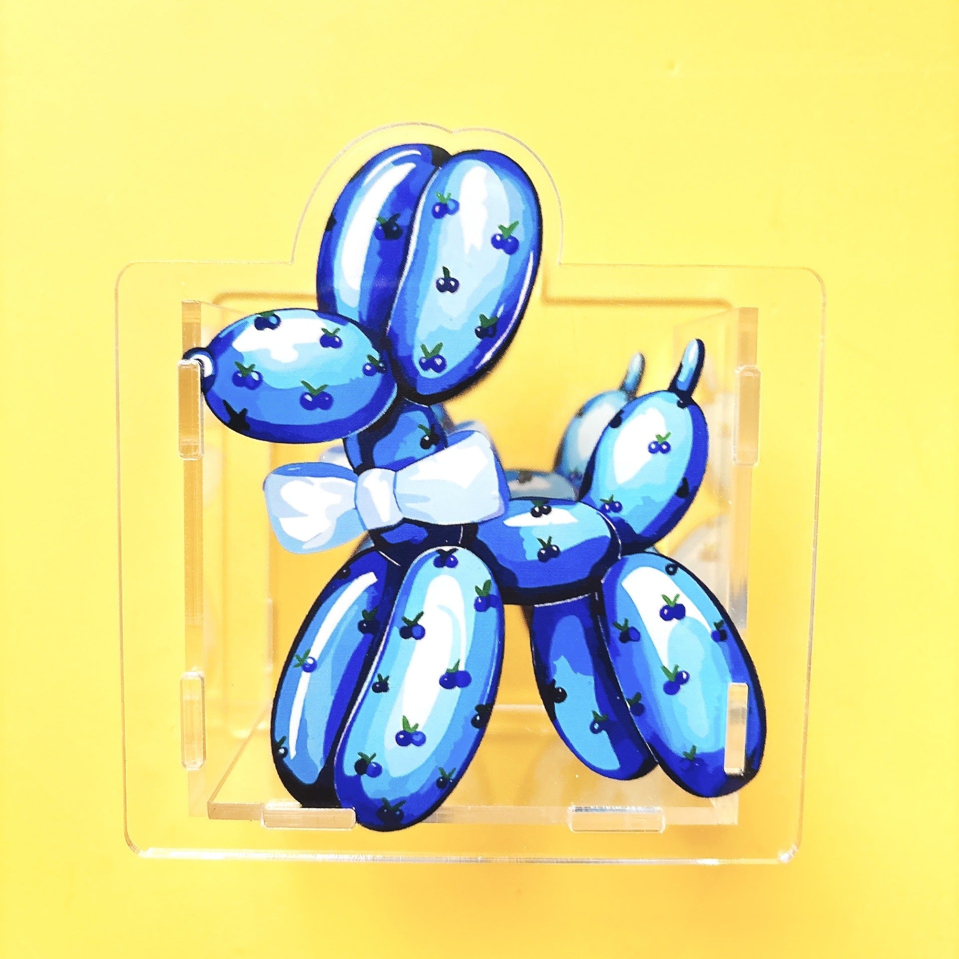 Wholesale New dog acrylic pen holder pencil box stationery storage diy 10cm