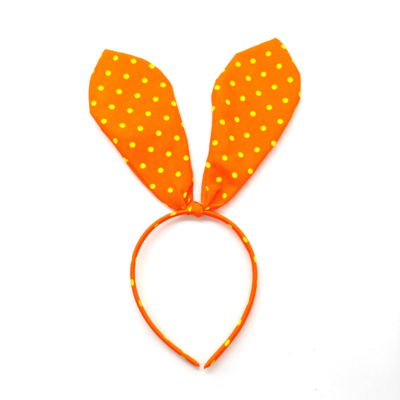 Wholesale Easter colored cartoon rabbit ear headband