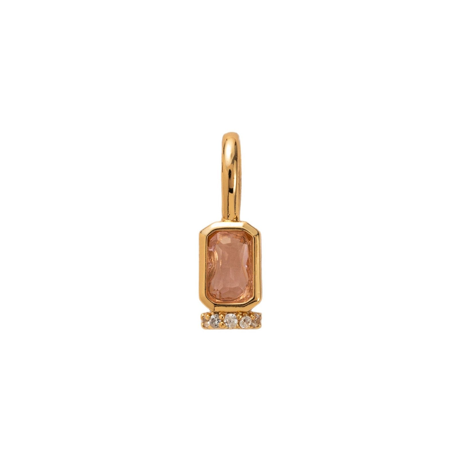 Wholesale Electroplated Copper Twelve Birthstone Necklace For Women Sweet Simple Chic Jewelry Gift