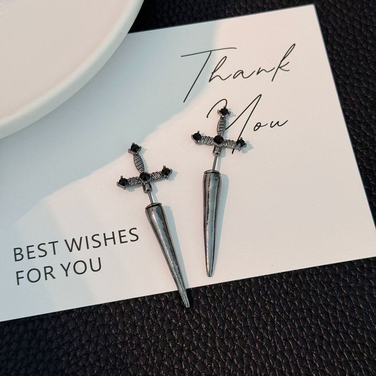 Wholesale Gothic Punk  Earrings Dark Bat Skeleton Pumpkin  Design Electroplated Alloy Stylish Party Gift