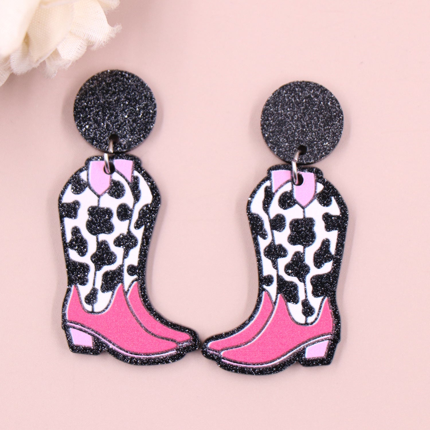 Wholesale aztec western Acrylic Laser Cut Statement Boho Earrings
