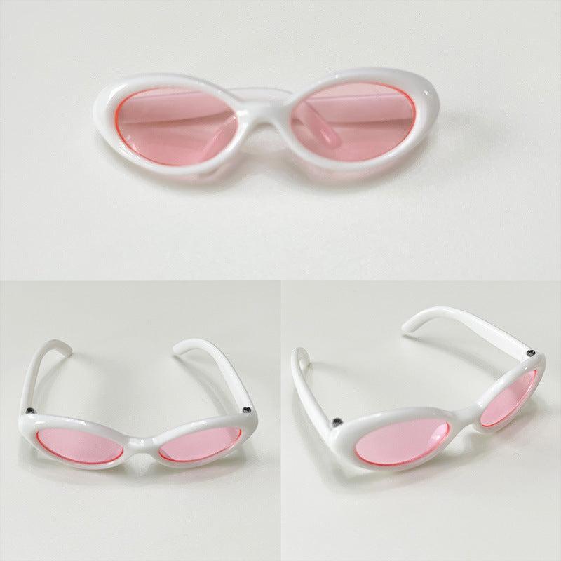 Wholesale 6. 5cm wide glasses doll sunglasses Doll Accessories