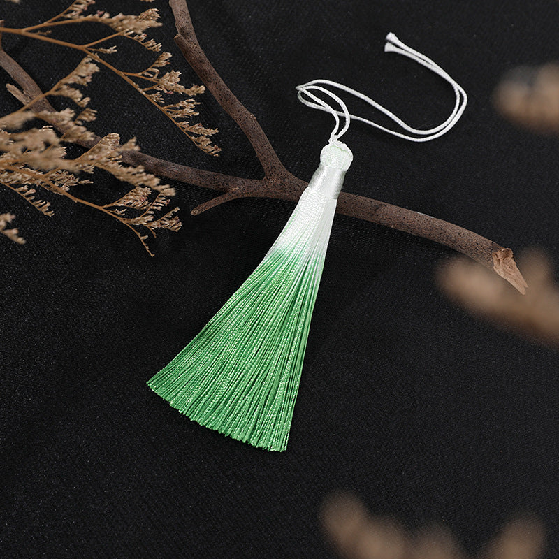 Wholesale 10pcs 10CM Gradient Tassel Ear Pendant Accessories