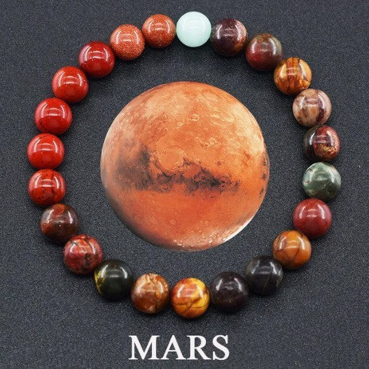 Wholesale Natural Stone Planet Bracelet